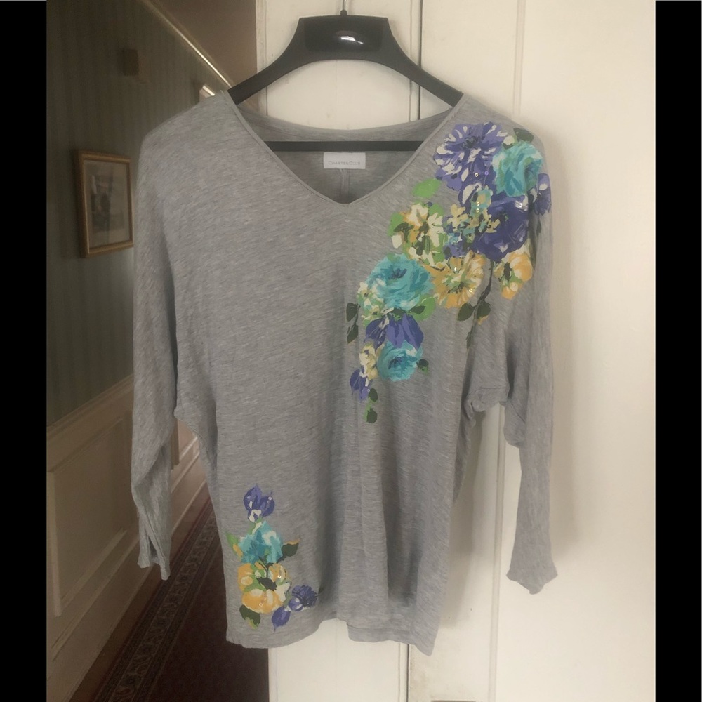 Charter club v-neck shirt